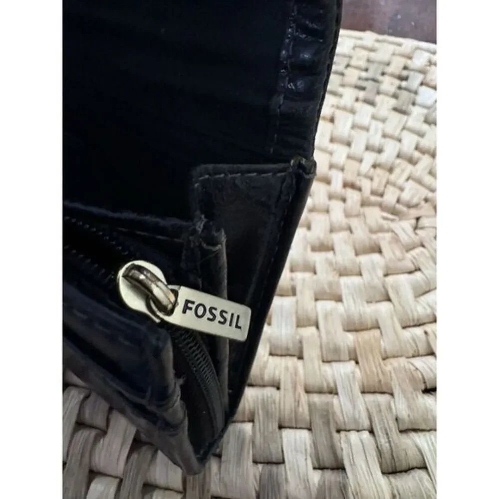 Fossil Ellis‎ 29 Clutch/ Wallet Black - Picture 8 of 9